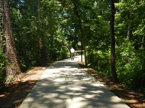 bike Three Rivers Greenway, South Carolina biking