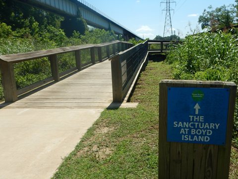 bike Three Rivers Greenway, South Carolina biking